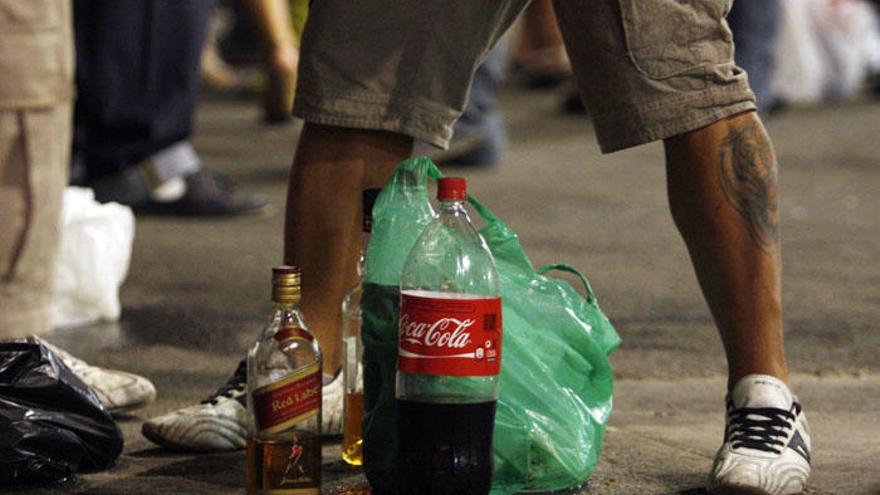 Botellón en el Cortijo de Torres.