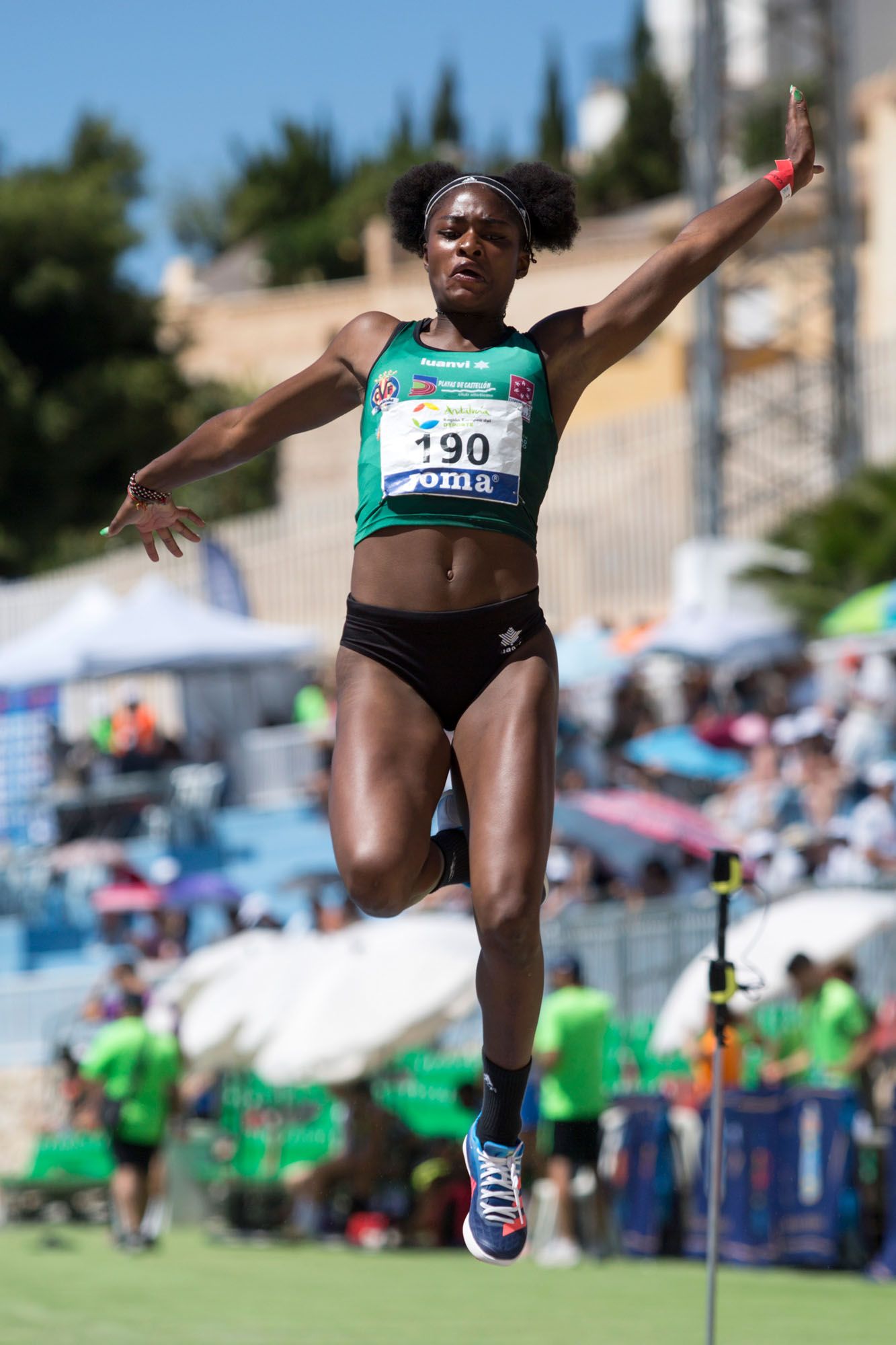 El campeonato nacional de atletismo de Nerja, en imágenes