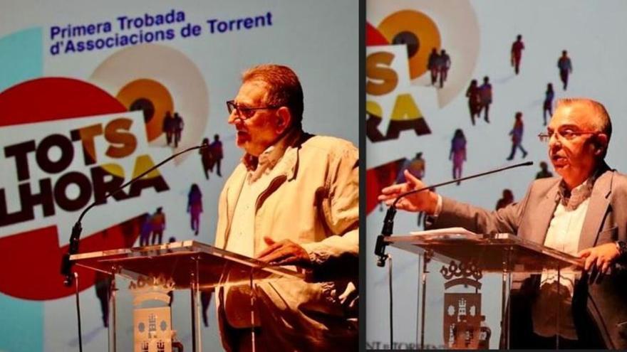 Jesús Ros y Pascual Martínez, en sus discursos.
