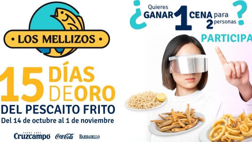 Sorteo de dos almuerzos o cenas para dos personas. en Los Mellizos