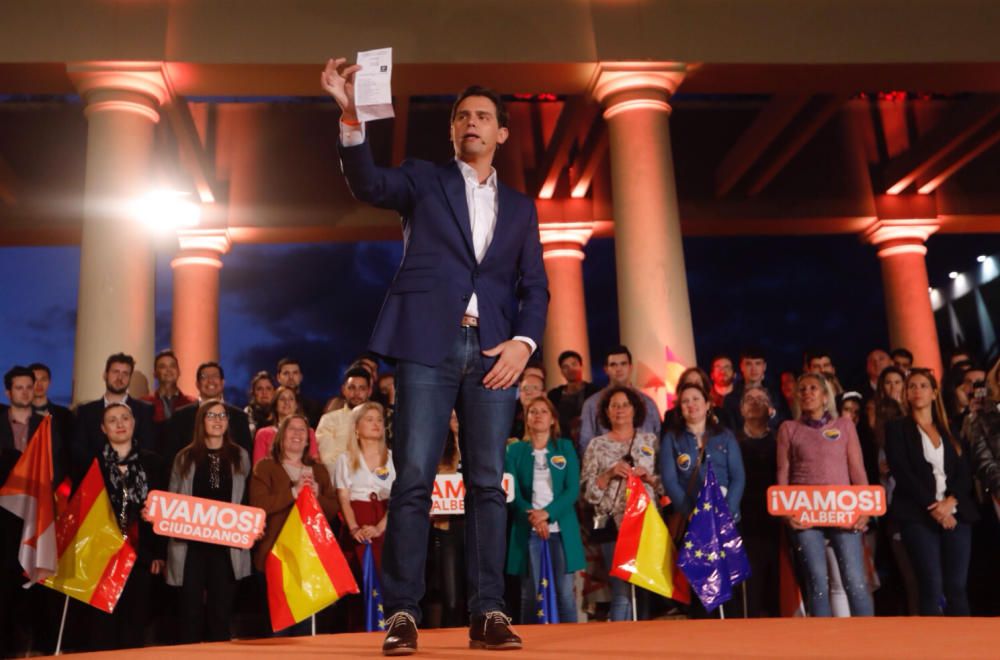 Cierre de campaña de Ciudadanos en València