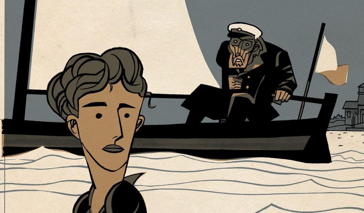 Iilustración de Javier Olivares del libro ‘El duelo’