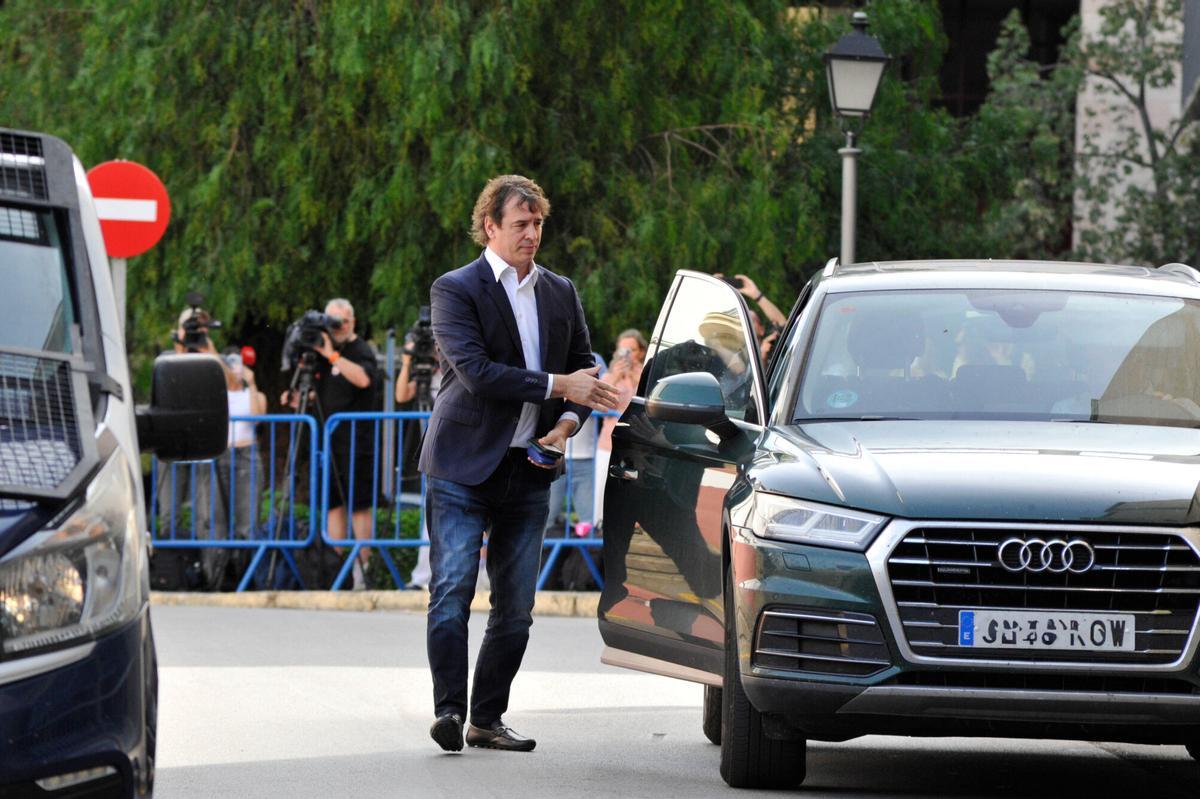 David Sanchez este martes 6 de Junio a su llegada a la Audiencia Provincial de Badajoz