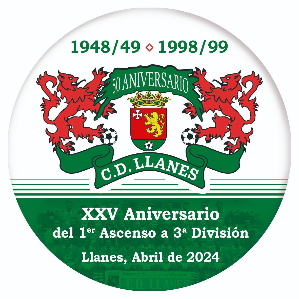 25.º aniversario del primer ascenso del CD Llanes a Tercera División