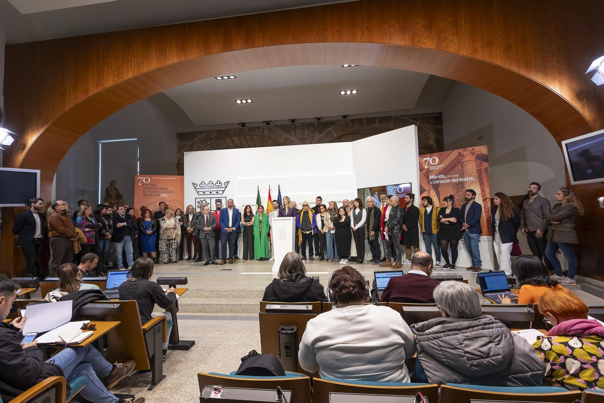 Presentación de la 70º edición del Festival de Teatro Clásico de Mérida