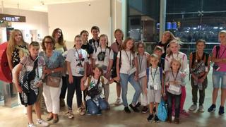 Las familias de Castellón, con los niños de Ucrania
