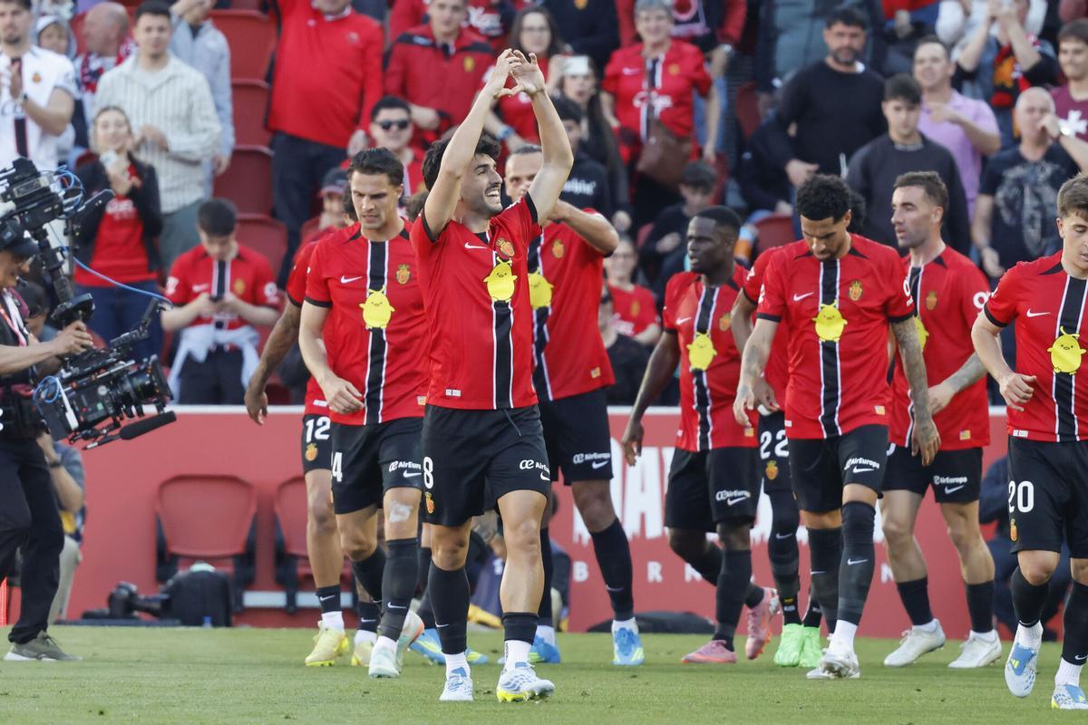 El Mallorca gana al Real Madrid al descanso con un gol de Morlanes (1-0) El Mallorca gana al Real Madrid al descanso con un gol de Morlanes (1-0)
