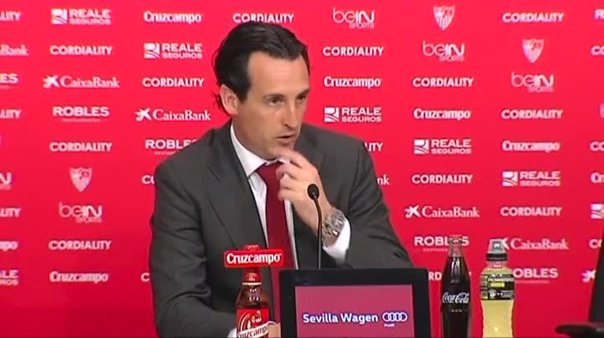 Emery: Lo importante es poder seguir jugando contra el Barcelona, quiere decir que estás ahí
