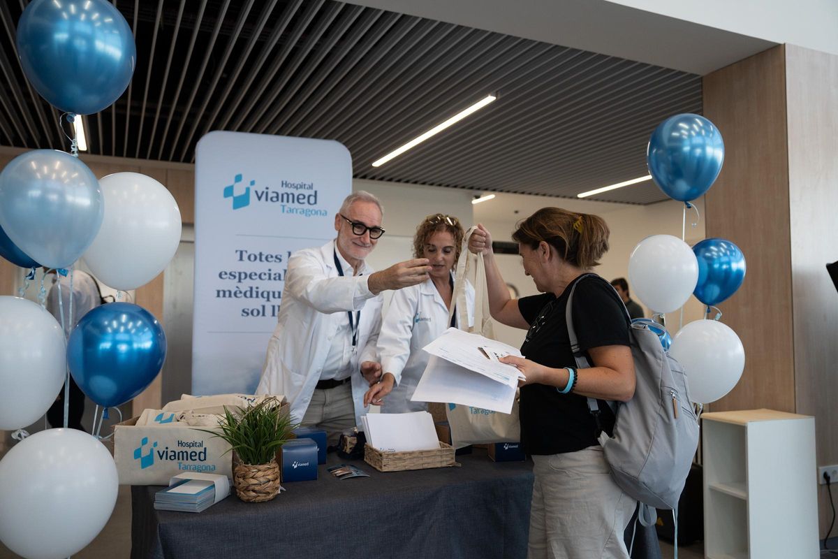 Inauguració del nou Hospital Viamed de Tarragona, aquest dilluns.