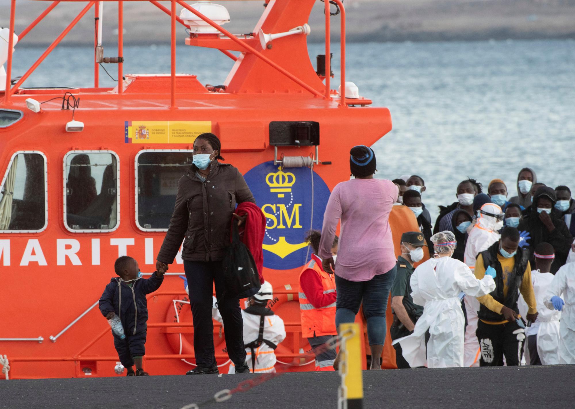 Llegada de migrantes a Fuerteventura
