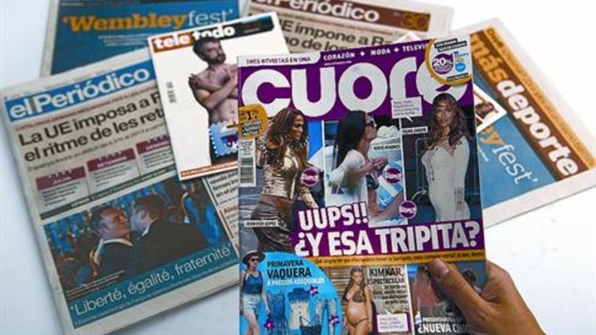 La oferta de los sábados, además del diario, incluye el suplemento 'Más Deporte', 'Teletodo' y, ahora, 'Cuore'.