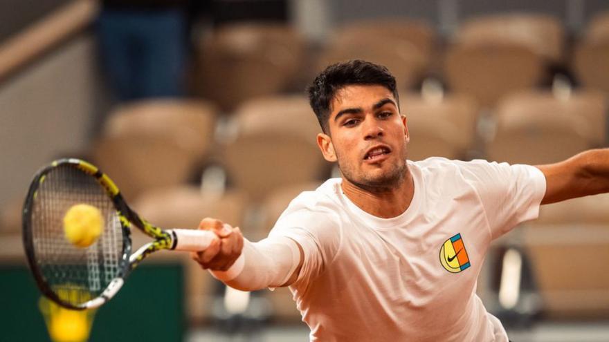 Alcaraz, a despejar dudas en su debut en Roland Garros