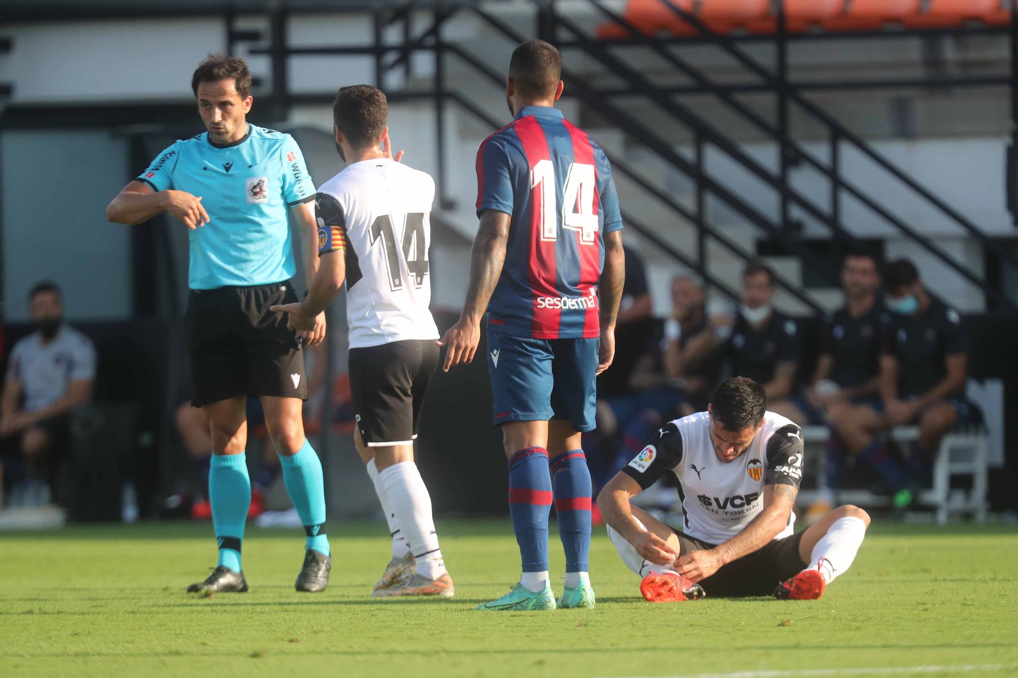 Intensidad y carácter durante el Valencia - Levante