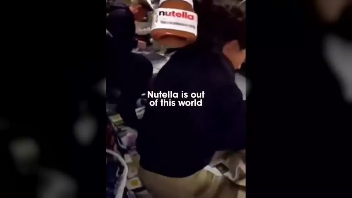 Un tarro de Nutella eclipsa a los astronautas de Artemis II en plena transmisión: "Más lejos que cualquier crema en la historia"