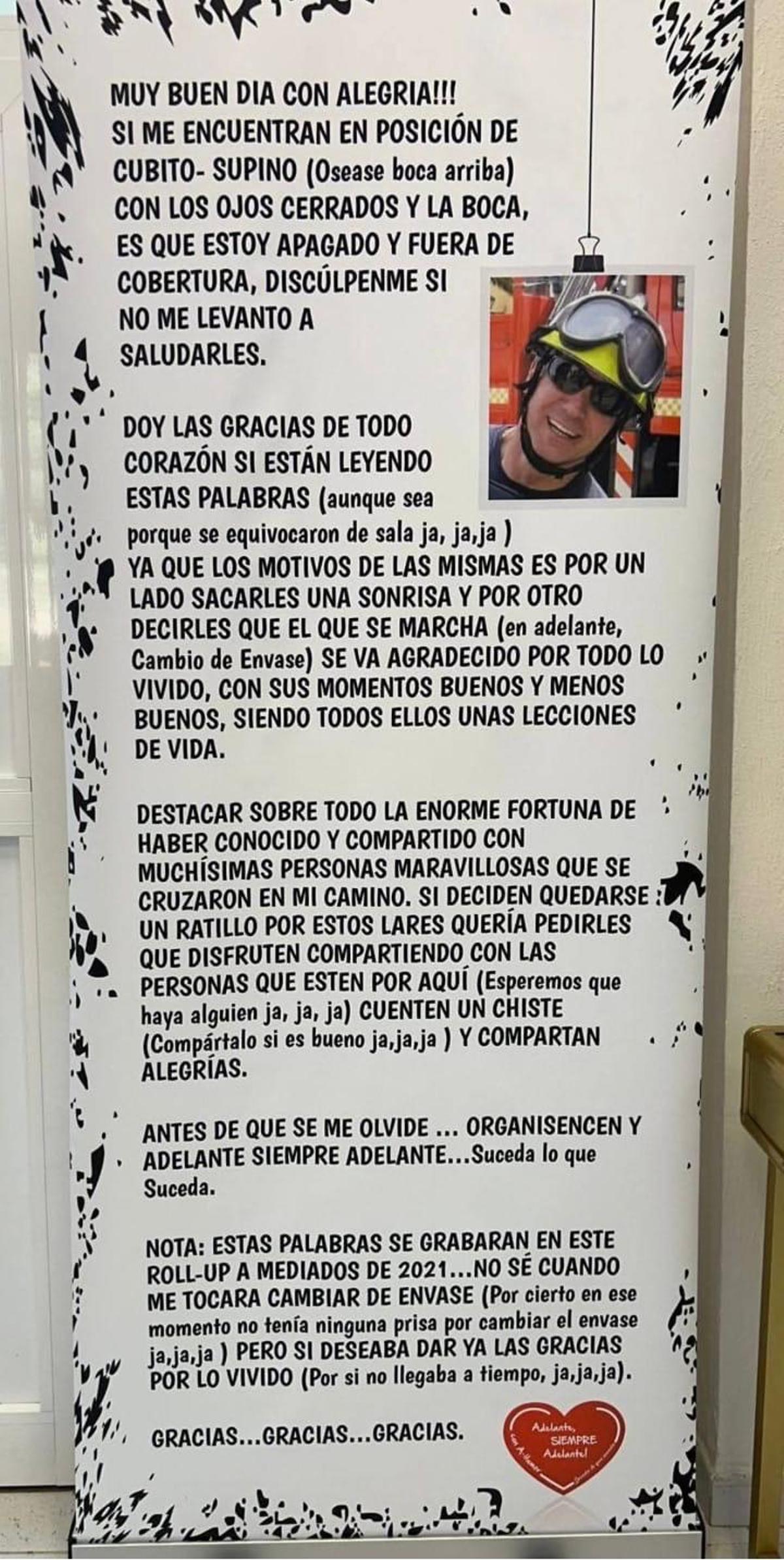 Regalo de Momo hacia sus compañeros en su jubilación.