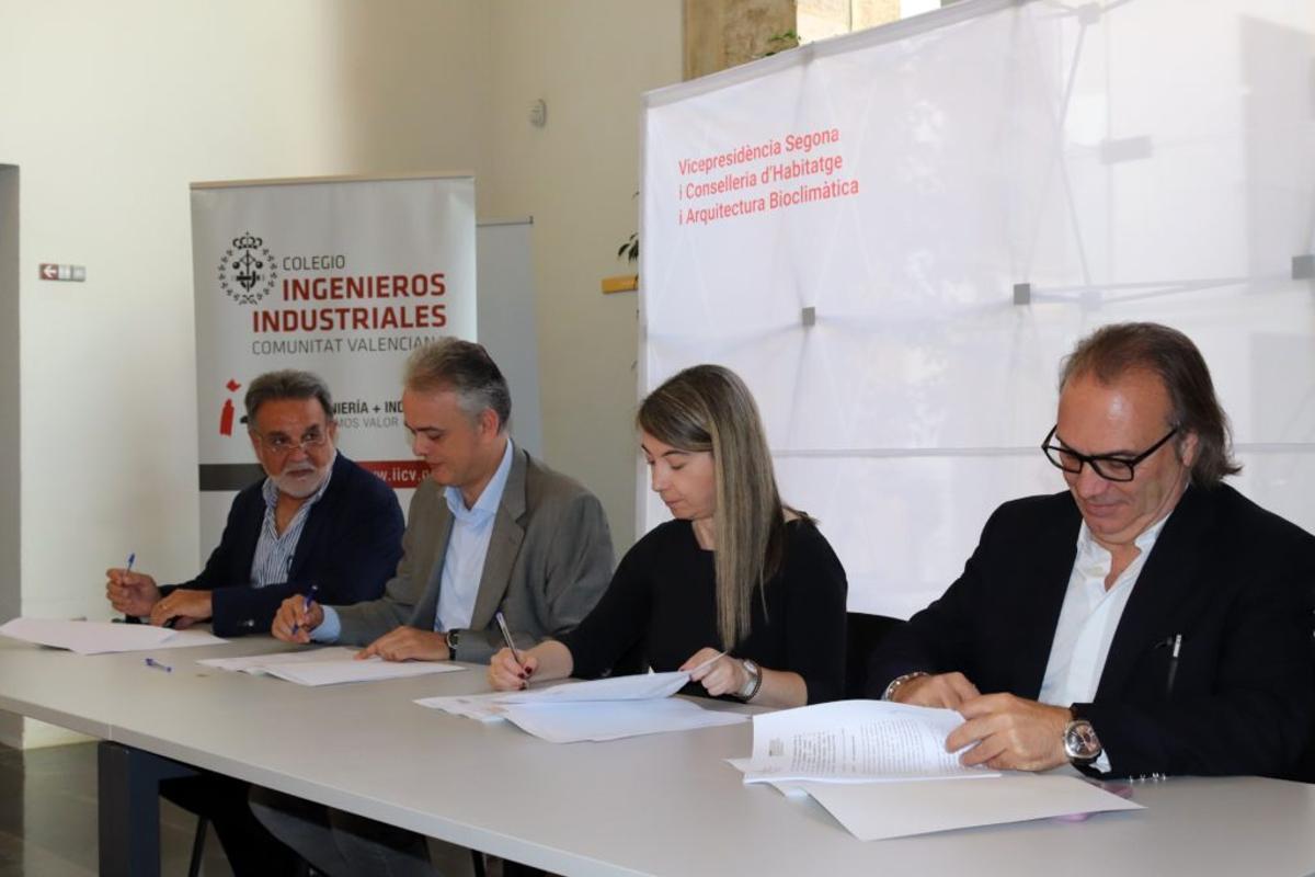 Momento de firma del acuerdo.