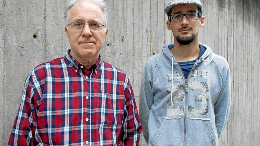 Jaume Serra, president del Centre d&#039;Estudis del Bages, i Jordi Bonvehí, coordinador del projecte