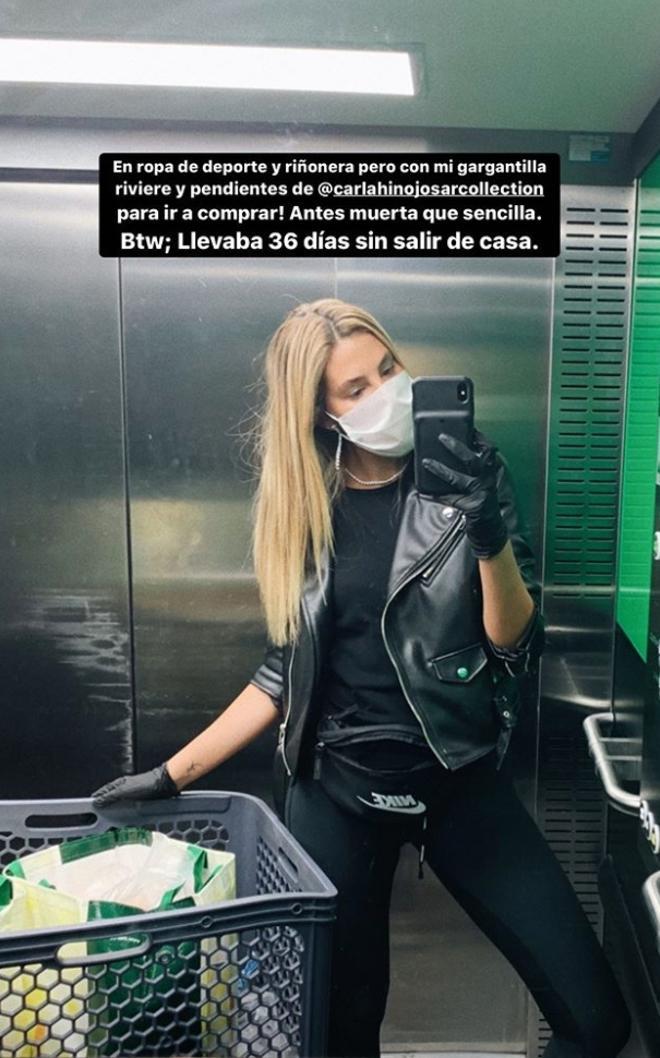 El look para ir al supermercado de Carla Hinojosa