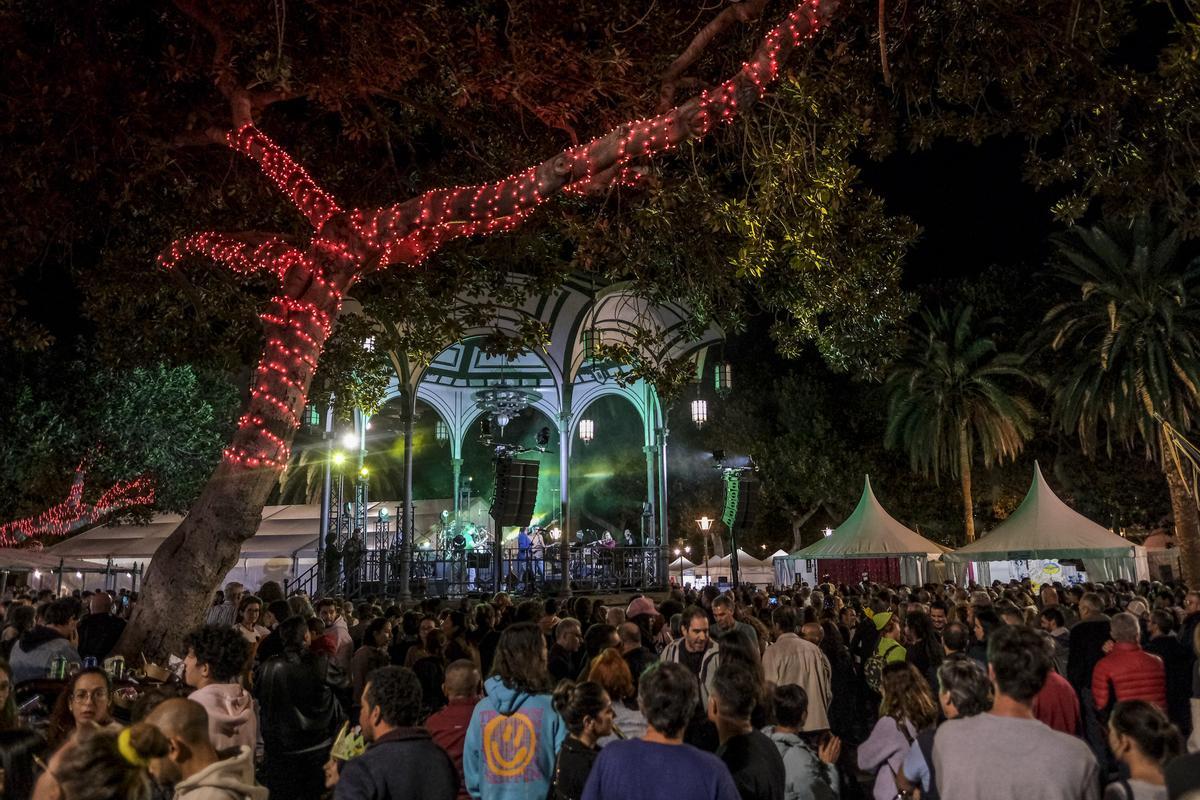 Non Trubada durante su concierto la víspera de Reyes en Triana