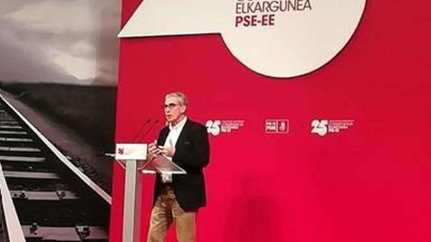 Ramón Jáuregui, ahir a Bilbao