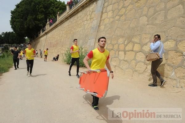 Simulacro en el río Segura