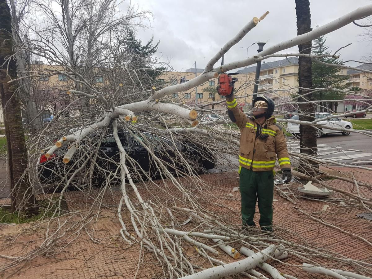 La borrasca Gisele deja huella en Extremadura