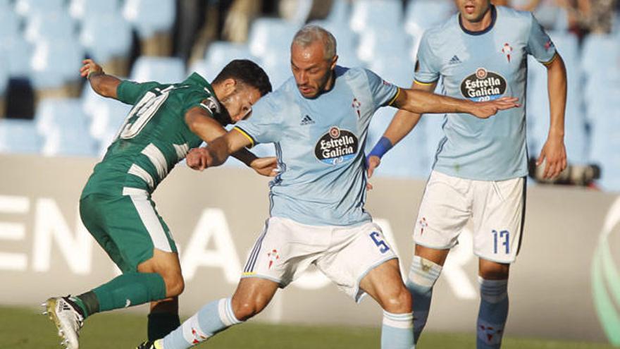 Marcelo Díaz, durante el partido ante el Panathinaikos // RG