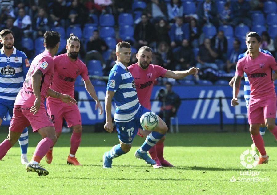 El Málaga CF viaja a A Coruña para medirse al Deportivo.