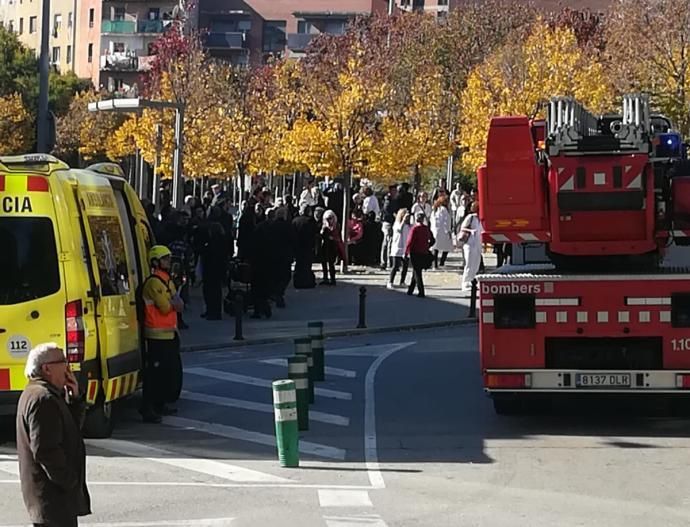 Desallotjament per l'incendi