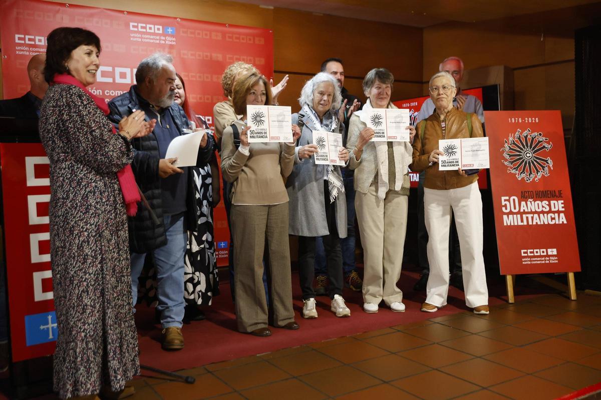 CC OO de Gijón celebra en El Natahoyo los 50 años de su constitución como sindicato (en imágenes) CC OO de Gijón celebra en El Natahoyo los 50 años de su constitución como sindicato (en imágenes)