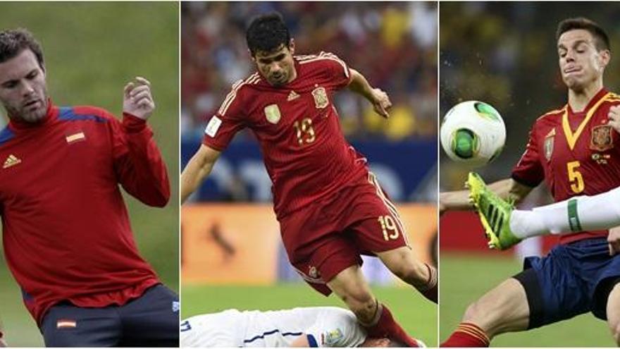 Juan Mata, Diego Costa y César Azpilicueta regresan a la selección