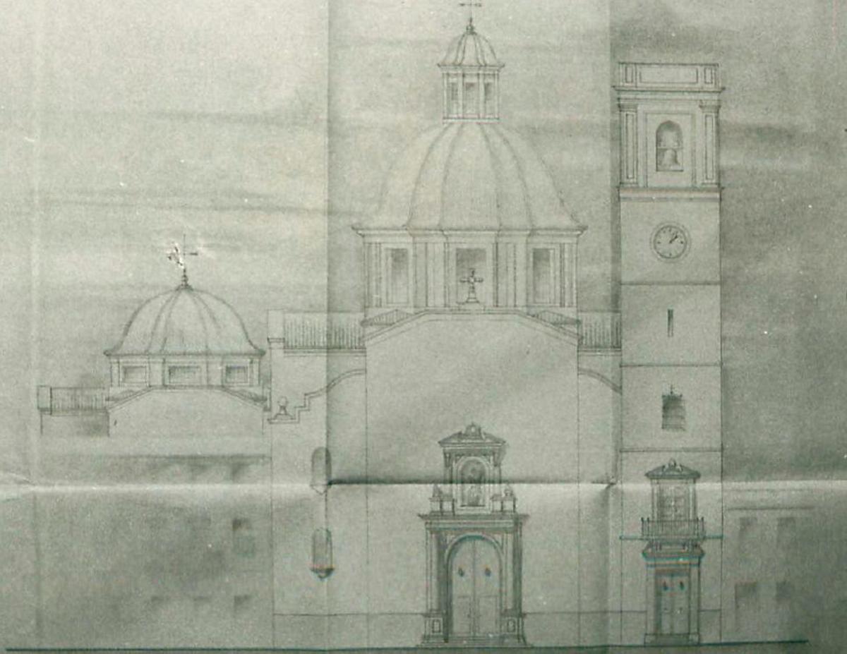 1940: A. Serrano Peral: primer projecte per a la nova església de Sant Joan.