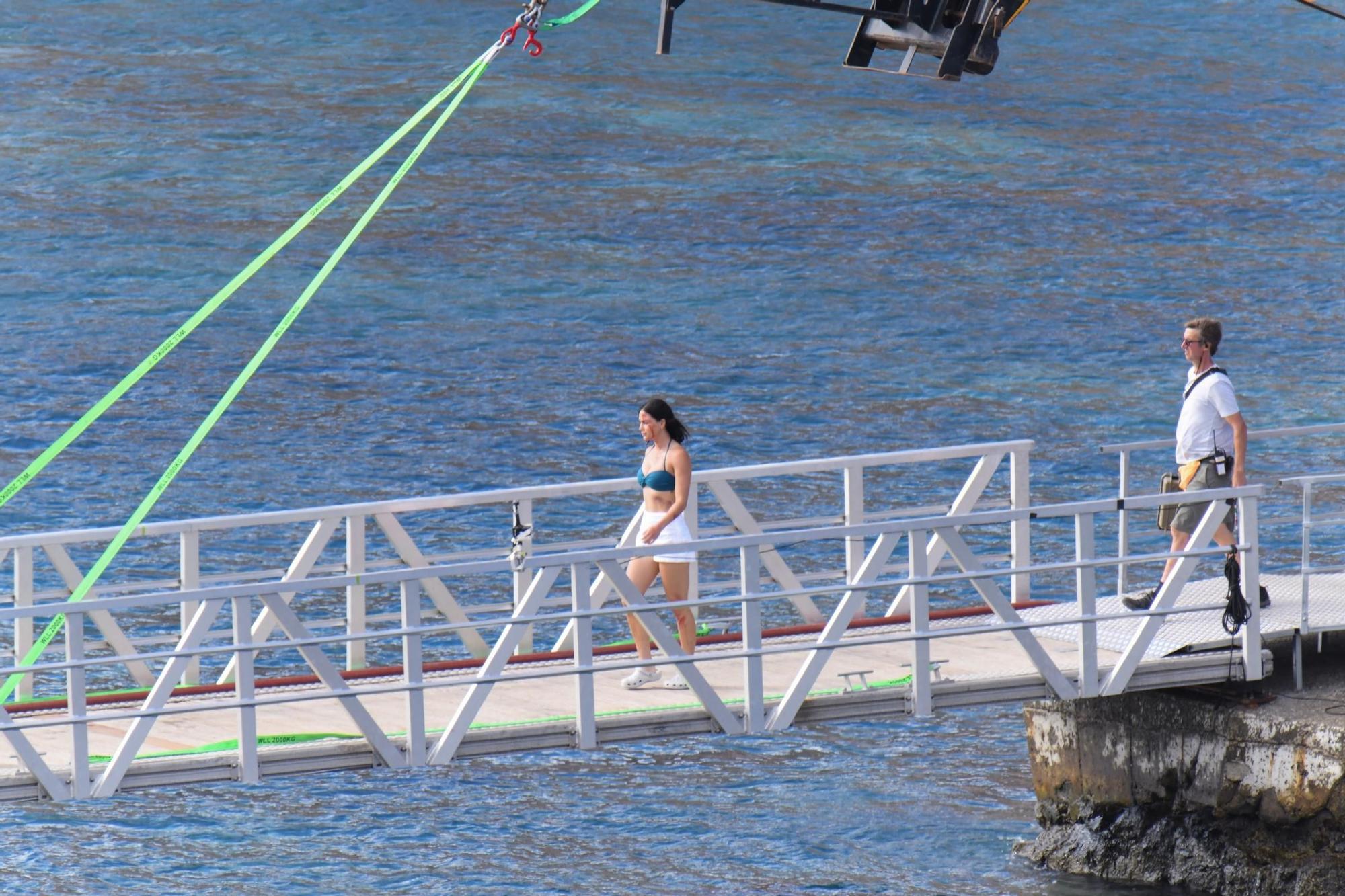 John Travolta sigue su rodaje en aguas de Gran Canaria