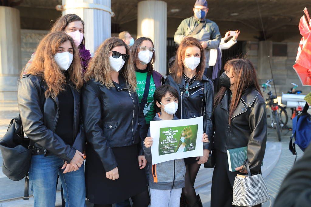 Protesta de la Marea Verde en Cartagena