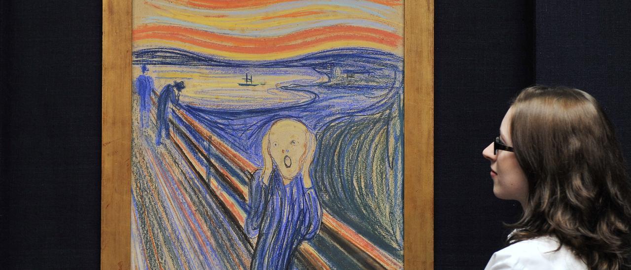 Foto de archivo de 'El Grito' de Munch.