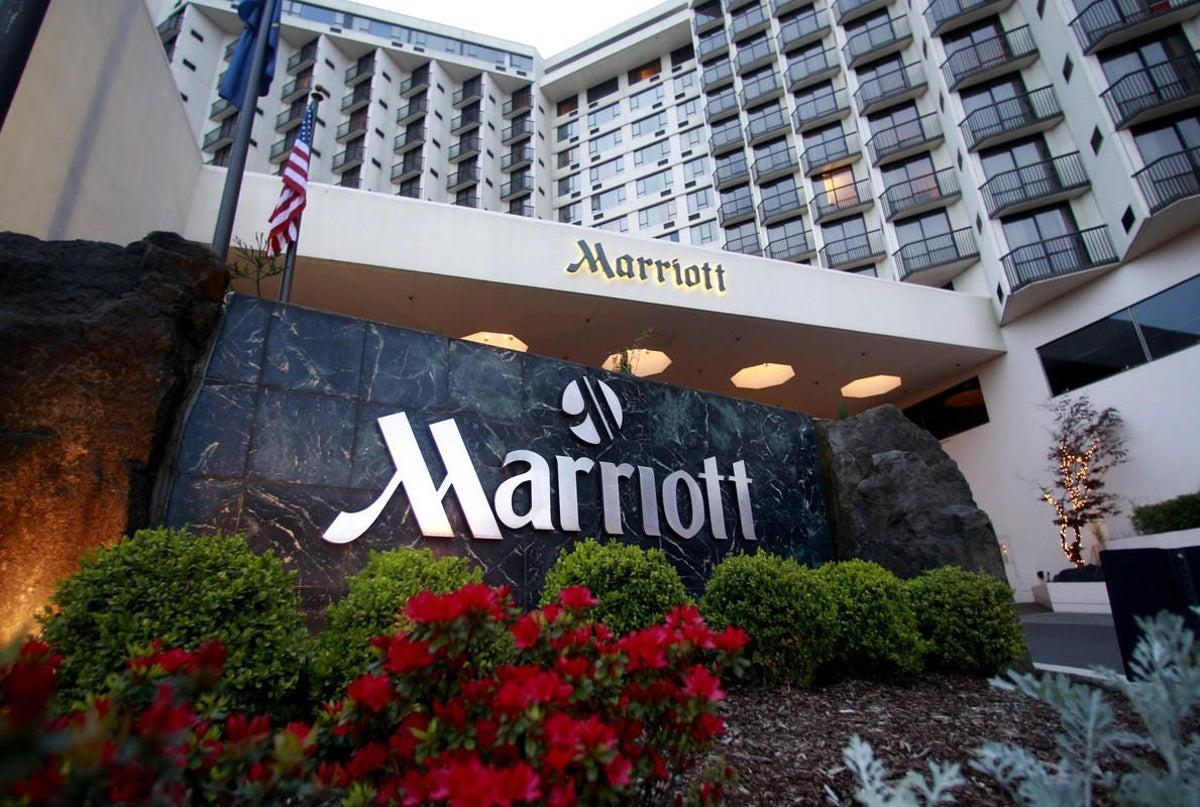 Un hotel de la cadena Marriott, un gigante mundial en el sector.