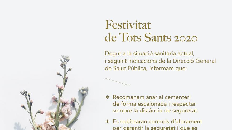 Festivitat de Tots Sants 2020