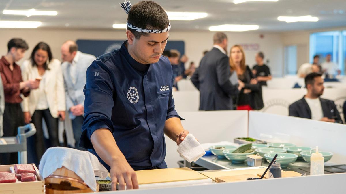 El chef italiano Paolo Cini, ganador del campeonato Itamae Balfegó 2026