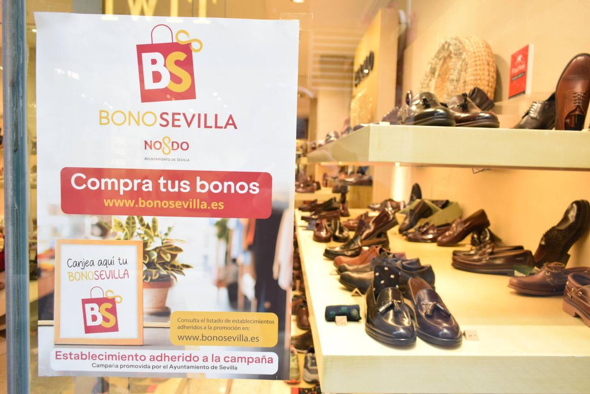 Establecimiento sevillano adherido a la campaña Bono Sevilla