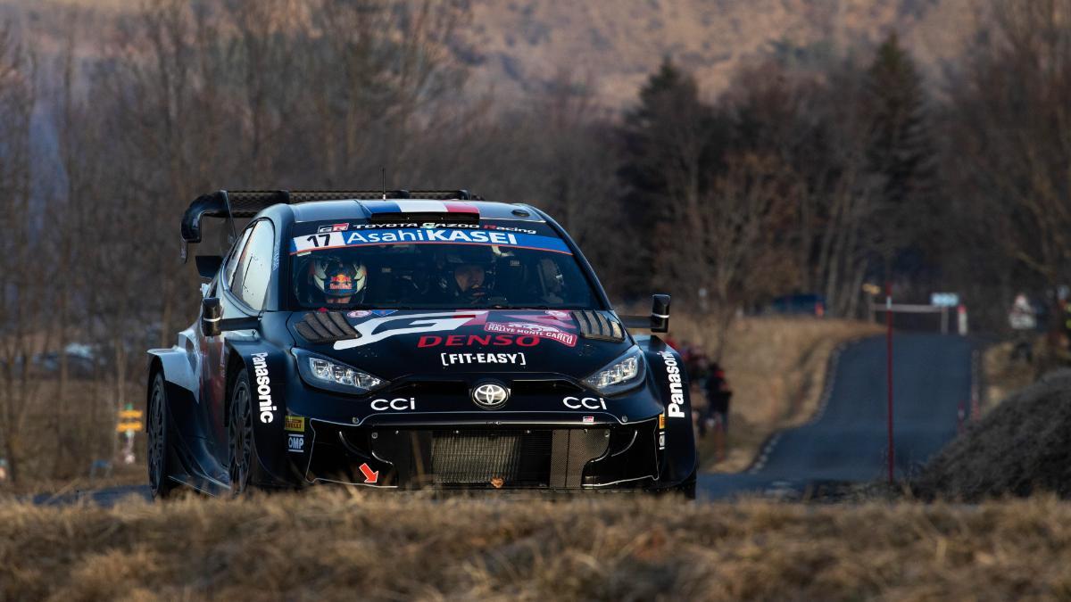 El coche de Sébastien Ogier en el WRC Rally Monte Carlo