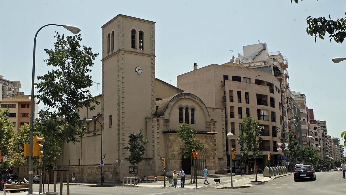 La iglesia de Sant Sebastià, donde ocurrieron varias agresiones.