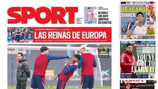 El Barça - Las Palmas, el futuro del Real Madrid o la victoria de Sinner, hoy en las portadas