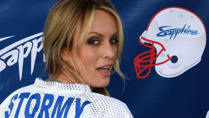 La actriz Stormy Daniels.