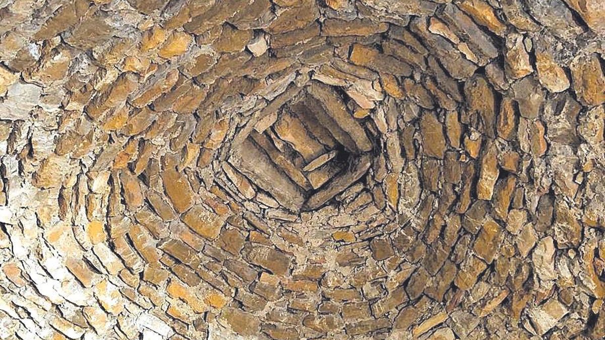 Imagen de la nevera de Cantavieja, reconocida por la DGA
