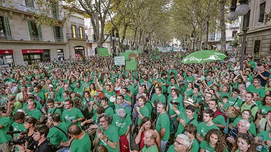 Imagen de la manifestación del 29 de septiembre de 2013.