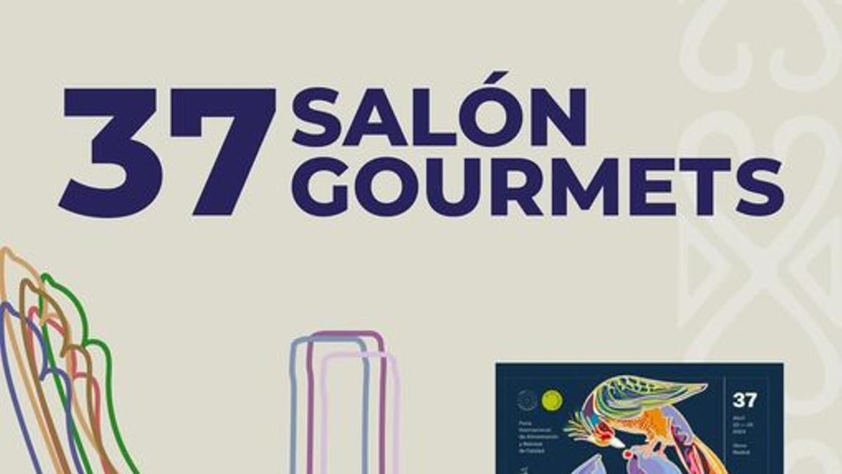 Cartel promocional del XXXVII Salón Gourmets