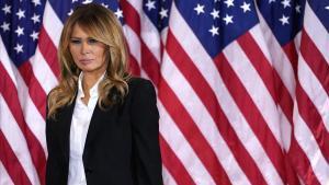 La todavía primera dama de EEUU, Melania Trump.