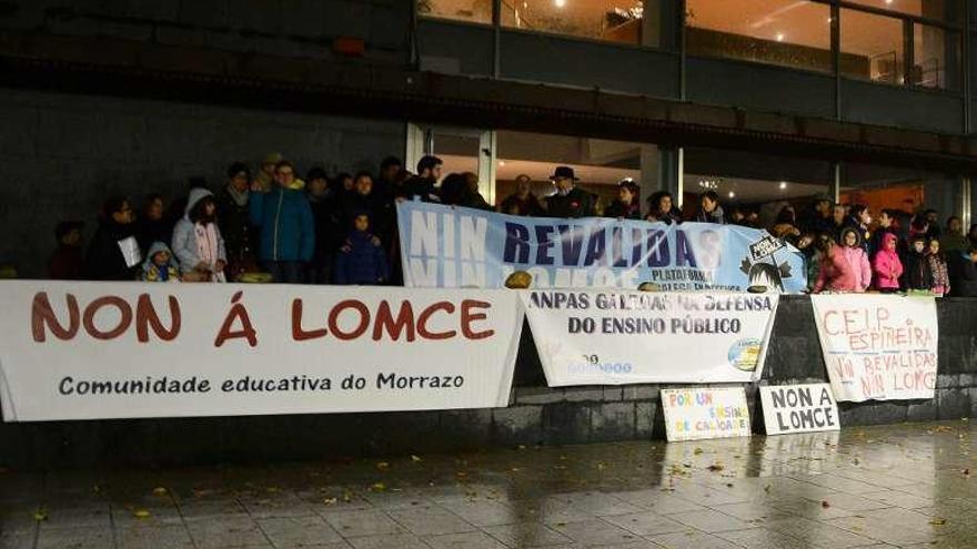 Cangas acoge hoy una de las concentraciones contra la LOMCE