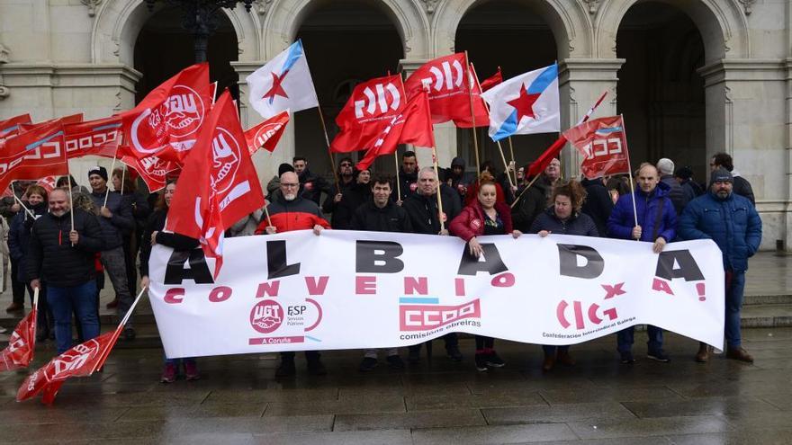 Trabajadores de Albada exigen de nuevo al Ayuntamiento que medie con la empresa
