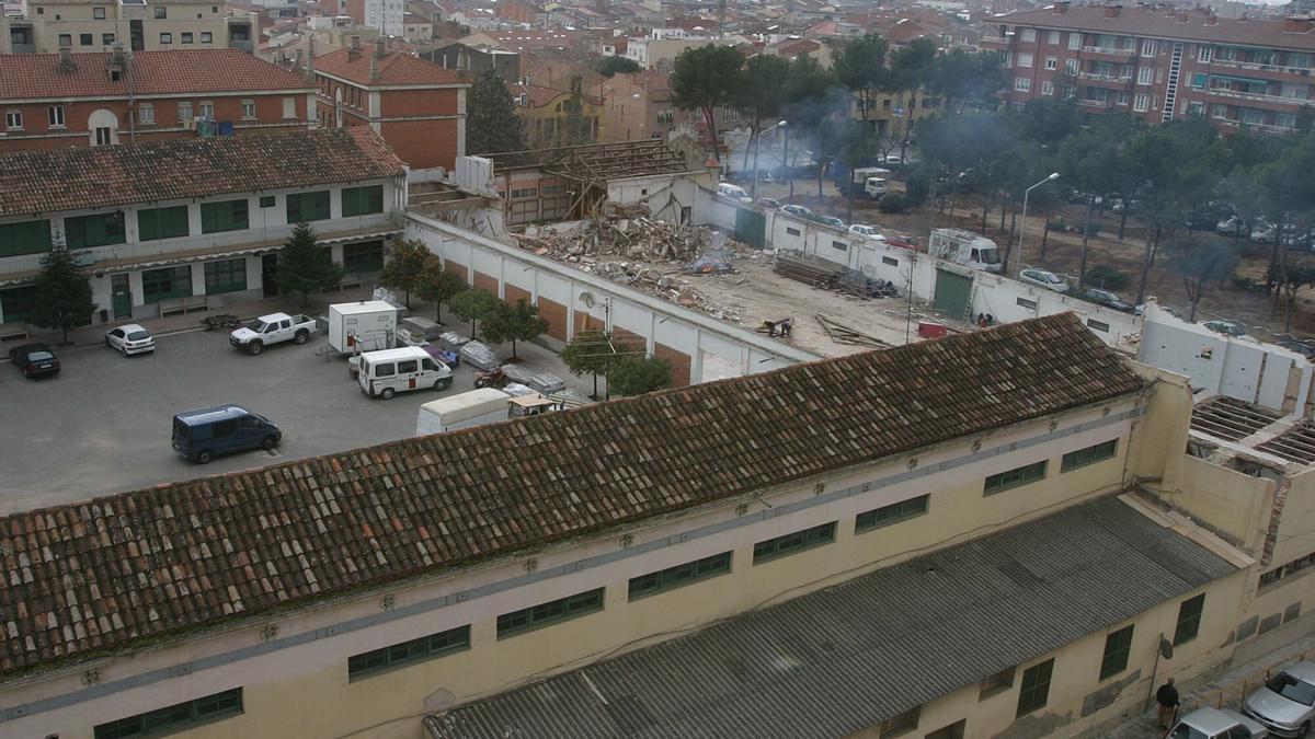 Obras en el antiguo cuartel de la Guardia Civil en Sabadell